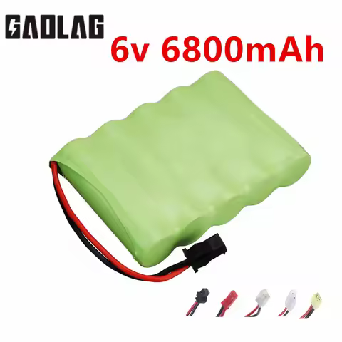 2026 NEW AA 6V 6800mah Rechargeable Battery For Rc toys Cars Tanks Robots Gun toys Accessories NiMH 