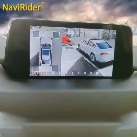 360 Degree Bird View Car DVR Record With 3D Rear Backup Front Side Parking Camera For Mazda CX-5 CX9