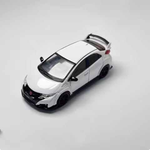 (No retail box Paint defects Can't slide )Tarmac works 1:64 CIVIC FK2 alloy model Adult Gift Toys st
