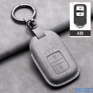 Leather Car Remote Key Cover Case Shell For Honda Civic City Accord CRV CR-V XR-V Odyssey Vezel Jade Crider Fit car Accessories