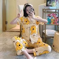Pajamas Terno Pambahay Cotton ShortSleeve Pajamas for Woman