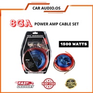 8GA Car Amplifier Full Set Power Set Cable Wire Kit Woofer Speaker RCA Power Fuse Sound System