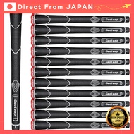 Geoleap Glory-T Rubber Golf Grips - 13 Piece Set, Standard/Mid Size, 6 Color Options, Thumb Pattern,