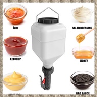 Hanging Sauce Dispenser 5.5L Large Capacity Sauce Dispenser for Mustard Salad Ketchup Mayonnaise