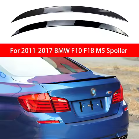 For BMW F10 520i 525i 520d 530i 530d 550i 540i M5 2010-2017 Nero lucido M5 PSM Stile Auto Baule Post