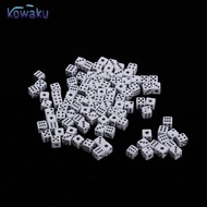 [vsrhkq] 100pcs 5mm Six Sided D6 Dice Dies for Table Games  RPG Gaming Gift Collection