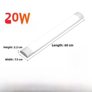 Three-Resistant LED Long Strip Lamp Tube Purification Fluorescent Lighting 60W Ceiling Mounted 40W W