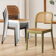 Backrest Household Modern Plastic Gal Sedentary Simple Chandi Chair Learning Chair Leisure Dining Ch