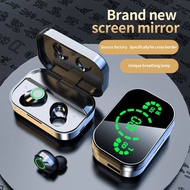 COD Earphone Bluetooth 5.3 Headset Bluetooth Full Bass Kontrol Sentuh Tahan Air Dengan Mikrofon Tamp