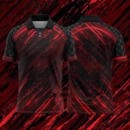 bozibb Retro Collar Jersey Lelaki Kanak Kanak Baju Bola Jersi  Sublimation Sport Jersey Casual Short Sleeve Kolar Shirt for Men Murah Jersi Viral Malaysia Streetwear 1