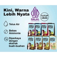 NYU Hair Colour Halal Pewarna Rambut Sah Solat Hair Dye Tutup Uban Bebas Ammonia Long Lasting Colour