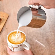Stainless Steel Milk Frothing Jug Silver Frother Coffee Latte Container Metal Pitcher Barista Cup Mi