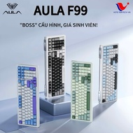 AULA F99/ F99 Pro WIRELESS MECHANICAL KEYBOARD - Sweep circuit design | LED RGB | Gasket Mount | PBT