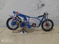 miniatur motor drag beat bisa di gas full asesoris