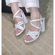 Strap Heels for Women 4 inches Heels on Heels for Women High Heels Chunky Heels