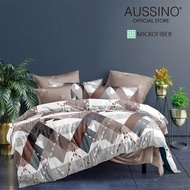 Aussino Relax Riven Fitted Sheet Set/ Quilt Cover Set