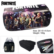 Creative Game Fortnite Student 3D Cartoon Canvas Stationery Pencil Case