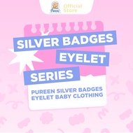 Pureen Eyelet Silver Badges Baby Clothing Sets