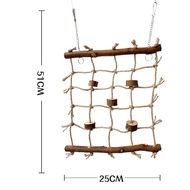 H-24 Parrot Toy Climbing Rope Ladder Rainbow Color To Choose From Stress Relief Can Be Hung In A Cag