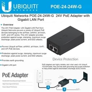 (batamit) Ubiquiti Adaptor PoE 24V-1A - POE-24-24W-G Gigabit LAN Port