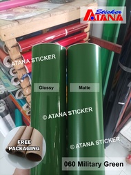 Skotlet Hijau Army Glossy Doff Military Green 060 Combat Olive Bronze Militer Tentara TNI Lumut Kila
