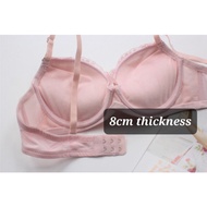 (8cm tebal ) 32A 34A 36A Bra Span tebal / Wired Push Up Bra A cup bra 加厚聚拢钢圈内衣