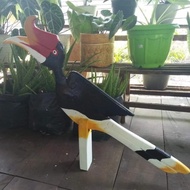 Ornamen Bubungan Atap Rumah Burung Tingang