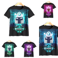Minecraft Game Kids T-Shirt 3D Minecraft Game Shirt For Ages 1-12 Years