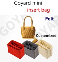 Bag Organizer For Goyard Mini Felt Customize Insert Bag Multi Compartments