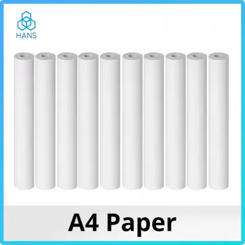 Commercial A4 Thermal Paper Rolls 210x30mm, High-Quality Inkless Fax Machine Paper