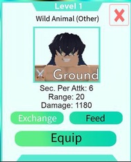 Roblox Astd Wild Animal (Other)