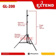 Light Stand GL-200 Extend Lamp Tripod/