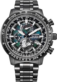 Citizen BY3005-56E Men's Wristwatch, ProMaster Photovoltaic Eco-Drive, Waterproof, Black, Black, Bracelet Type