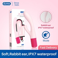 [Privacy Shipping] High Quality Free Shipping Silicone Massager Durex Sex Toys Vibrator for Women Rabbit Dual Head Vibration