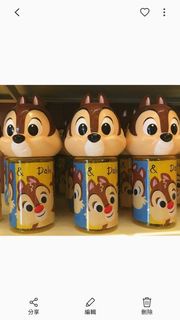 全新香港迪士尼樂園Chip n Dale 鋼牙大鼻松鼠水壺