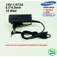 AC DC Adapter LCD LED Monitor TV 14V 1.072A Adapter 14 VOLT 1.072 Ampere 6.5x4.0mm Samsung