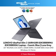 LENOVO IdeaPad Slim 3 16IRH10R-83K5000WMJ | 83K5000XMJ Laptop - 16"/C5-210H/16GB D5/512GB SSD/Win11 