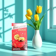 🍫 Biscolata MOOD Chocolate Cream Biscuit 40g | Cute Heart Biscuit with Chocolate Filling