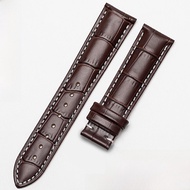 Woalmorn | Dây đeo đồng hồ da thật cỡ lớn cho nam và nữ Dây đeo đồng hồ bằng da bò nhập khẩu có khóa