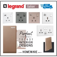 [SG Seller] Legrand Galion Socket with USB Champagne Silver Rose Gold White