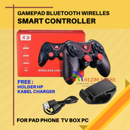 Joystick Stick Bluetooth X3 M-Tech Stik Gamepad Bluetooth X3 stik game HP TV anroid PC laptop Ipad