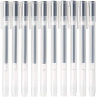 Muji Gel Ink Ballpoint Pen Cap Type 10-Pieces Set, 0.38 mm Nib Size, Black