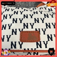 Mlb Ny Jacquard Hobo Bag Monogram Slingbag / Shoulder Bag / Sling Bag / Women's Bag / Going Out Bag 
