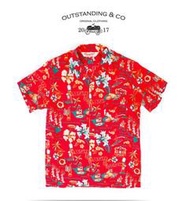 OUTSTANDING  WAIKIKI ALOHA SHIRT 夏威夷 花襯衫 levis lvc sun surf