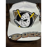 Mitchell & Ness Anaheim Ducks White Adjustable Snapback and San Antonio Spurs