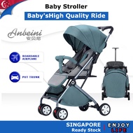 [SG Seller] Stroller Lightweight Foldable Compact Cabin  like handle Baby Stroller