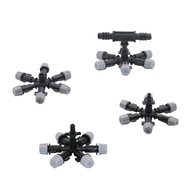 6-nozzle Gray Sprinkler Set Garden Irrigation Sprayer Agriculture tools (1 Set)