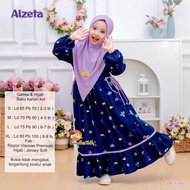 Latest2025 Ghamis Kekinian Bj Gamus Ank Tanggung Imported Muslimah Clothing Eid Clothing 2025 Fms Pr