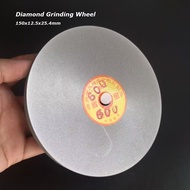6inch Diamond Alloy Grinding Wheel 150*12.5*25.4(hole)mm Abrasive Disc for Jade Agate Tungsten Steel