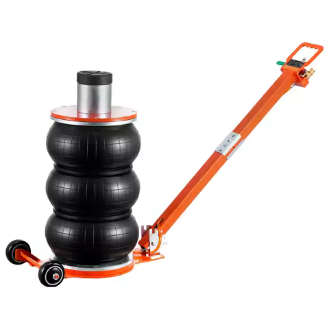 SucceBuy Air Jack 3/5 Ton Pneumatic Lifting Jack with Heightened Column Adjustable Handle Thick Rubb
